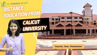 University of Calicut Distance Education Review Admission Exam Courses amp Fee distanceeducation [upl. by Rilda]