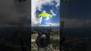 Paragliding in Bovec Slovenia First time from Kanin Skripi 1642m [upl. by Awjan929]