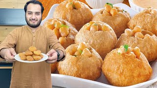 Pani Puri Recipe  Perfect Round Puffy Golgappay [upl. by Adnek]