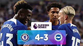 Chelsea 4  3 Brighton  Match Highlights  Premier League Summer Series [upl. by Dorothee]