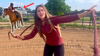 Day in the life of an Equestrian PARODY 😂  funny horse videos [upl. by Donela]