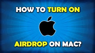 How To Turn On AirDrop On Macbook Pro  Air  iMac [upl. by Salem]