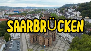 Saarbrücken 4K  Germany  Saarland  Drone 4K  DJI Mini 3 Pro [upl. by Kozloski]