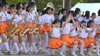 京都橘高校吹奏楽部 ムジークフェストなら2024 Kyoto Tachibana SHS Band Stage Marching 「Left camera only」「4ｋ」 [upl. by Wilfrid]