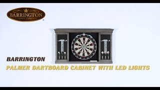 Barrington Palmer Dartboard Cabinet with LED Lights [upl. by Juline889]