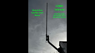 GMRS HYS BASE STATION antenna mount satellite dish gmrs antenna ham GMRSantenna familyradio316 [upl. by Leiram]