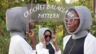 How to Crochet balaclava tutorial [upl. by Spanos]