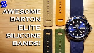 Barton Elite Silicone Bands are frickin sweet [upl. by Misti]