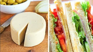 EASY quotNUT CHEESEquot  VEGAN CHEESE WEEK CHEDDAR PEPPER JACK AMERICAN [upl. by Nereids38]