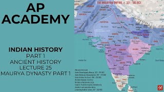 L25  MAURYA DYNASTY PART 1 RULERS OF MAURYAN DYNASTY [upl. by Eam840]