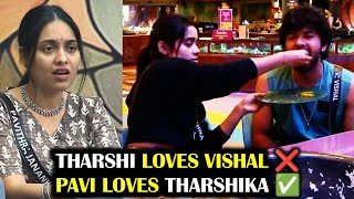 THARSHIKA ❤️ VISHAL ❌ PAVI ❤️ THARSHIKA ✅  BIGG BOSS 8 TAMIL DAY 52  27 Nov 2024  RampJ 20 [upl. by Eaner]