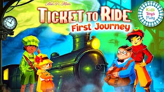 Ticket to Ride First Journey Tutorial and Gameplay [upl. by Rodnas]