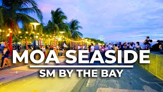 2022 SM BY THE BAY  MOA SEASIDE BLVD  SM MALL OF ASIA PASAY CITY  PHILIPPINES  4K  SUNSET TOUR [upl. by Toddy]