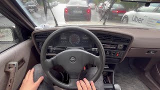 Drive With Me Opel Ascona C in the Rain [upl. by Patrich]