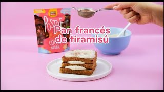 Pan francés de tiramisú  Desayuno fácil [upl. by Alvera313]