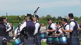 Grampian Police Scotland Pbs Gr 2 run at the British Pipe Band Championships in Paisley Scotland 19 [upl. by Steffin925]