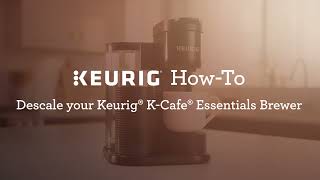 How to descale your Keurig KCafé Essentials coffee maker [upl. by Yragerg]