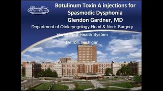 Botulinum Toxin Injections for Spasmodic Dysphonia [upl. by Balthazar636]