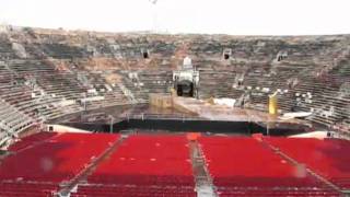 Arena di Verona  Veduta dal palco reale [upl. by Humfried696]