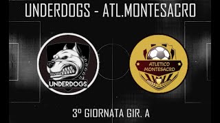 ROMA TORNEI  INVERN 2425  CALCIO A 5 RN  3° GIORNATA GIR A  UNDERDOGS  ATL MONTESACRO  96 [upl. by Eixor]