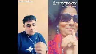 I published a duet song on Star Maker channel with Star Verma ji on hisHume aur like share [upl. by Papert]