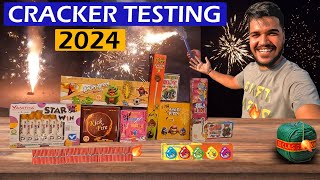 Diwali Crackers Testing 2024  Different Types Of Unique Cracker Testing  Diwali Cracker Stash Test [upl. by Eibba]