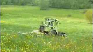 MBtrac 1100 turbo mit Claas Disco 3100 Profil [upl. by Reger]