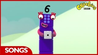 CBeebies  Numberblocks  Number Six Song [upl. by Velick]