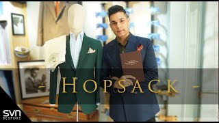 ทำความรู้จักผ้ายอดนิยม Hopsack เย็นสบาย ไม่ยับ  SVN BESPOKE [upl. by Nirrad]