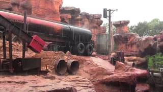 Backlot Tour tribute with Catastrophe Canyon at Disneys Hollywood Studios Walt Disney World [upl. by Michella]