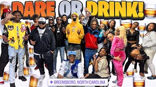 DARE OR DRINK 🥵BUT FACE TO FACE NORTH CAROLINA 🏙️ [upl. by Flannery]