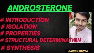 ANDROSTERONE l NATURAL PRODUCTS l SYNTHESIS [upl. by Gokey201]