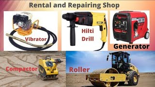 Construction Equipment Rental  Rental amp Repairing Shop In Ajman [upl. by Axela]