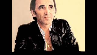 Charles Aznavour HOW SAD VENICE CAN BE Que cest triste Venise with lyrics in video [upl. by Town]