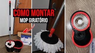 🧹 COMO MONTAR  MOP GIRATÓRIO  COMO FUNCIONA  Vídeo fácil [upl. by Anole]