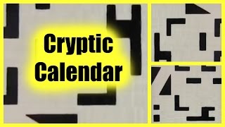 Cryptic Calendar Illusion [upl. by Avie]