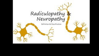 Nerve Injury  Radiculopathy and Neuropathy [upl. by Eeryn]