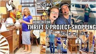 HOME DECOR THRIFT SHOPPING🏠 HOUSE PROJECTS amp FLYING  DAY IN OUR LIFE AT OUR ARIZONA FIXER UPPER [upl. by Irod837]