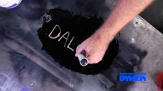 Dykem Dalo amp Texpen Steel Tip Paint Marker Writing on any surface [upl. by Zolner]