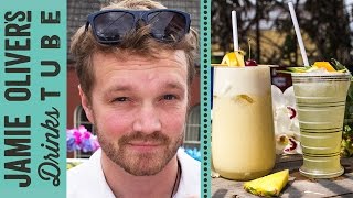 Piña Colada Cocktail  Two Ways  Rich Hunt [upl. by Annahsad380]