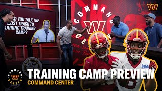 Commanders Training Camp PREVIEW  Command Center  Washington Commanders [upl. by Noskcire]