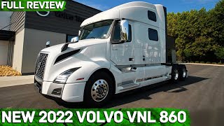 New 2022 Volvo VNL 860 Sleeper Truck  Sleeper Interior Walkaround [upl. by Beilul]