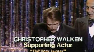 Christopher Walken winning an Oscar® for quotThe Deer Hunterquot [upl. by Ferretti]