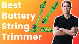 Best Battery String Trimmer In 2018  My Honest Review [upl. by Radack353]