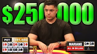 The LUCKIEST Poker Hand 100200 NL at Hustler Casino [upl. by Eberta574]