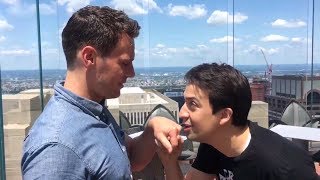 Lin Manuel Miranda and Jonathan Groff singing SATISFIED [upl. by Flavius]