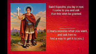 St Expedite Prayer For Urgent Needs  Immediate Help With Financial Health Legal etc Problems [upl. by Eiryt776]