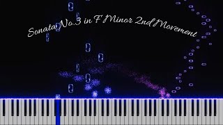 Sonata No3 in F Minor Op13 2nd Movement  Original Composition [upl. by Bekaj]