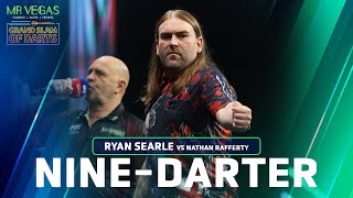 NINE DARTER Ryan Searle v Nathan Rafferty  2023 Mr Vegas Grand Slam of Darts [upl. by Whiteley]