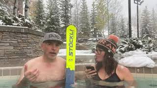 2021 STOCKLI LASER AX  HOT TUB SKI REVIEWS [upl. by Arat]